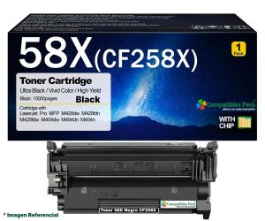 Toner Compatible HP 58X Negro CF258X