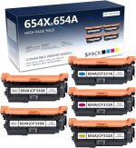 Toner Compatible HP 654X Negro CF330X Para M651xh/M651dn CON CHIP - Imagen 2
