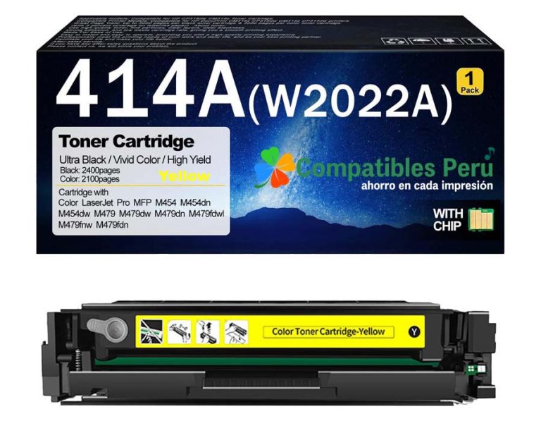 Toner Compatible HP 414A Yellow W2022A