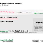 Toner Compatible 145X HP W1450X
