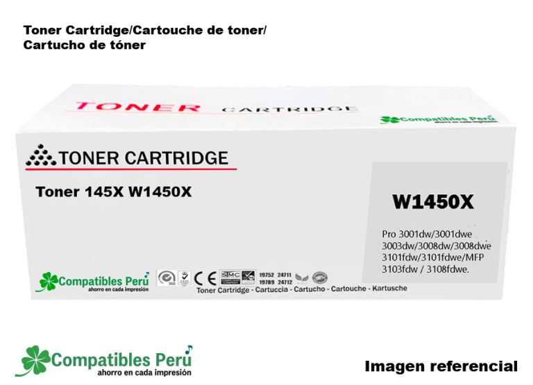 Toner Compatible 145X HP W1450X