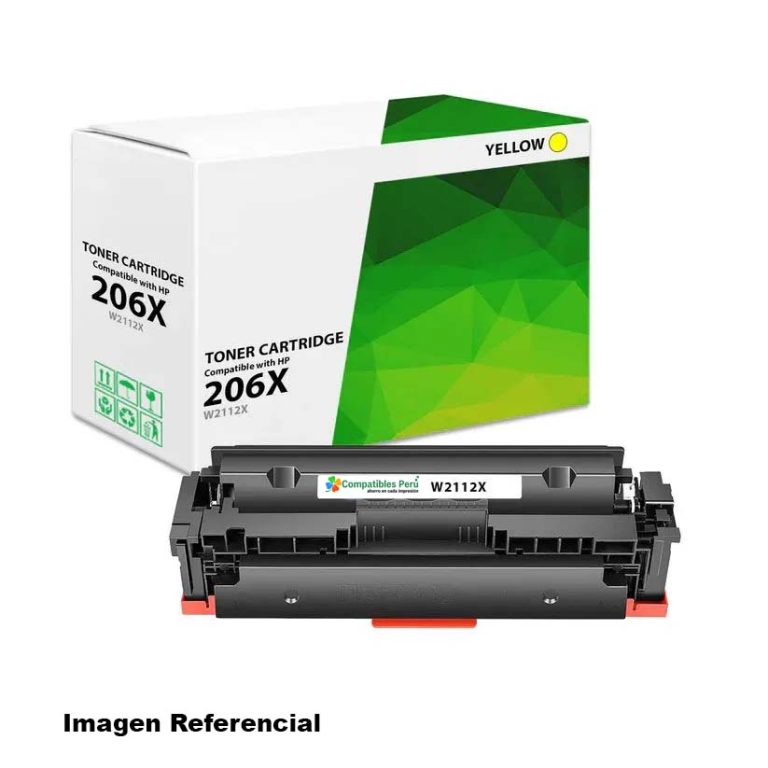 Toner Compatible HP 206X Yellow W2112X