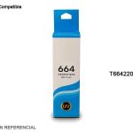 Tinta Compatible 664 Cyan Epson T664220-AL L355/L220