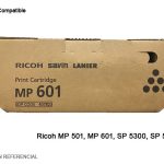 Toner Compatible 407823 Ricoh MP 601/MP501