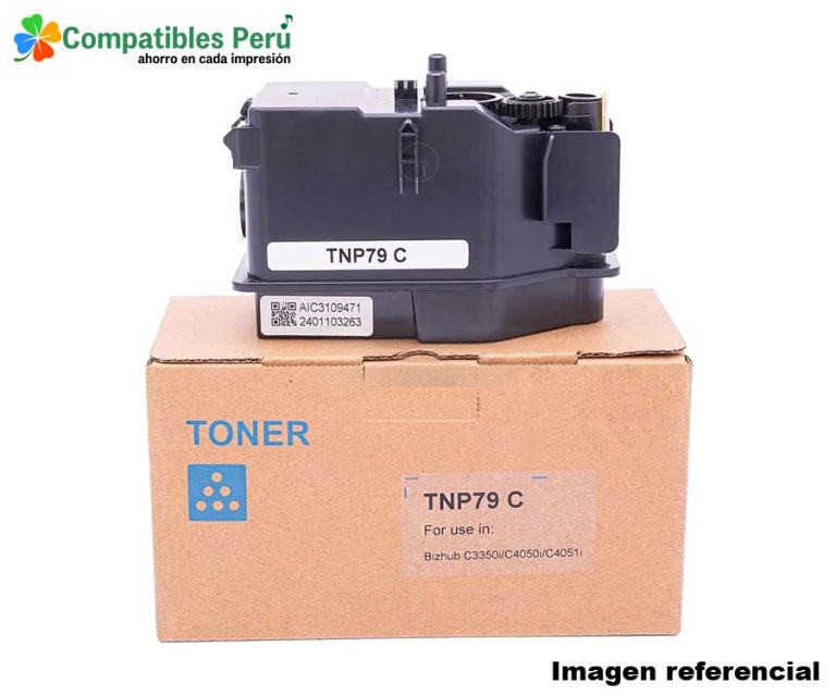 Toner Compatible Konica Minolta TNP-79C Cyan