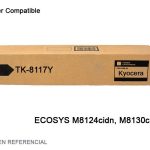 Toner Compatible TK-8117Y Yellow 1T02P3AUS0 M8124cidn