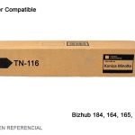 Toner Compatible TN-116 A1UC020 Bizhub 184/185/164/165