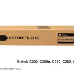 Toner Compatible TN-214C Cyan A0D7423 Bizhub C200/253