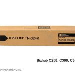 Toner Compatible TN-324K Black A8DA190 Bizhub C258, C368, C308