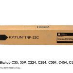 Toner Compatible TNP22C Cyan A0X5452 Bizhub C35/35P