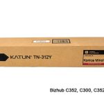 Toner Katun TN-312Y Yellow 8938702 Bizhub C352, C300