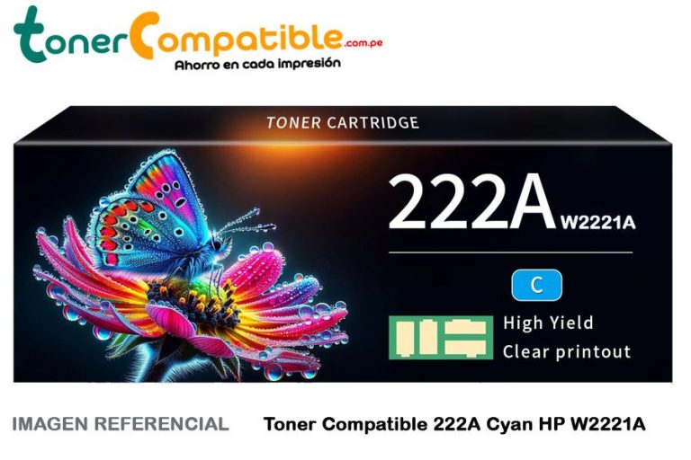 Toner Compatible 222A Cyan HP W2221A