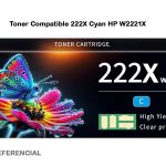 Toner Compatible 222X Cyan HP W2221X