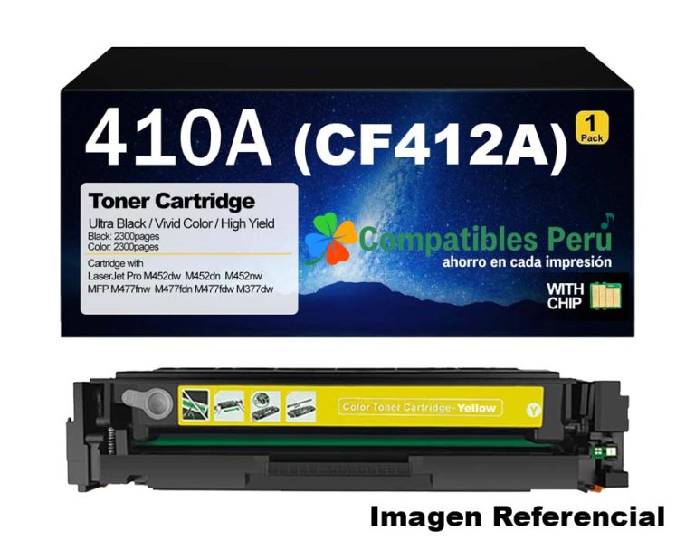 Toner Compatible HP 410A Yellow CF412A