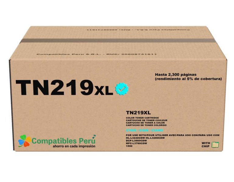 Toner Compatible Brother TN-219XL Cyan