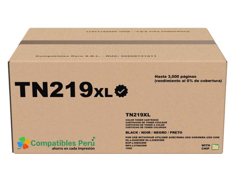 Toner Compatible Brother TN-219XL Negro