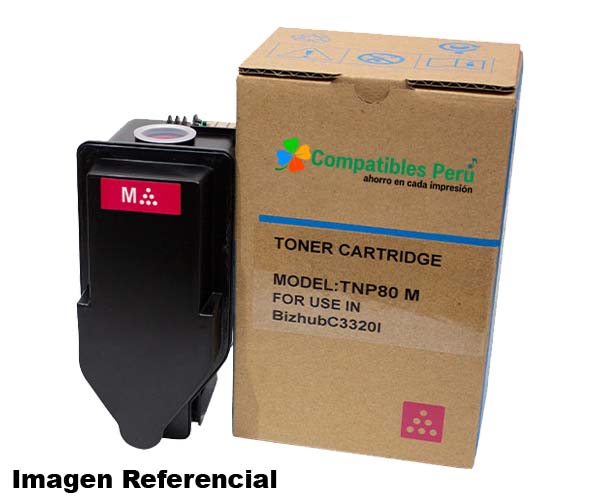 Toner Compatible Konica Minolta TNP-80M Magenta