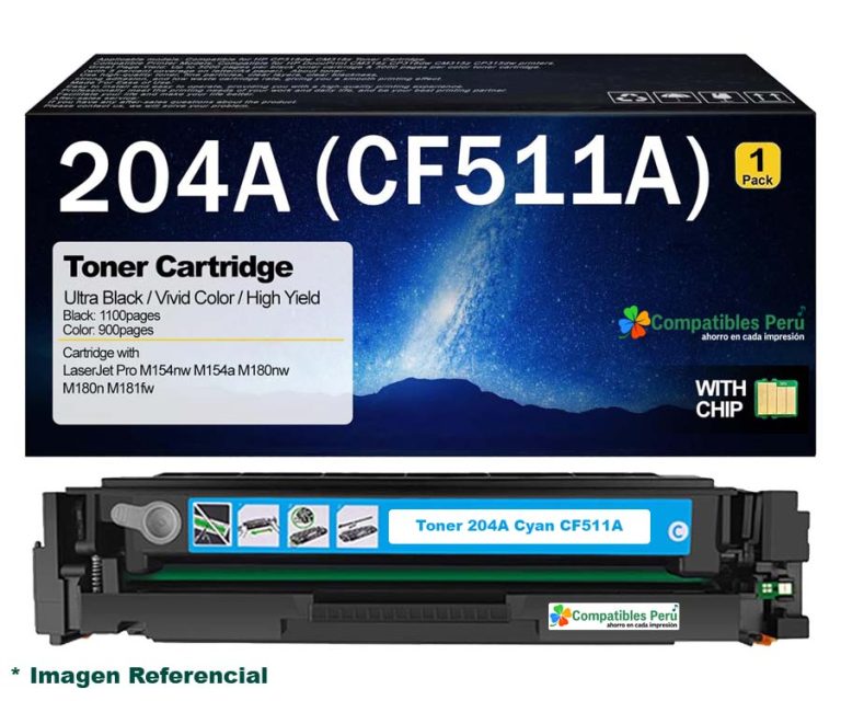 Toner Compatible HP 204A Cyan CF511A