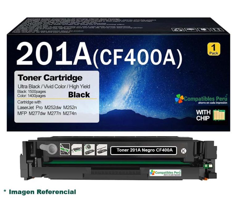 Toner Compatible HP 201A Negro CF400A