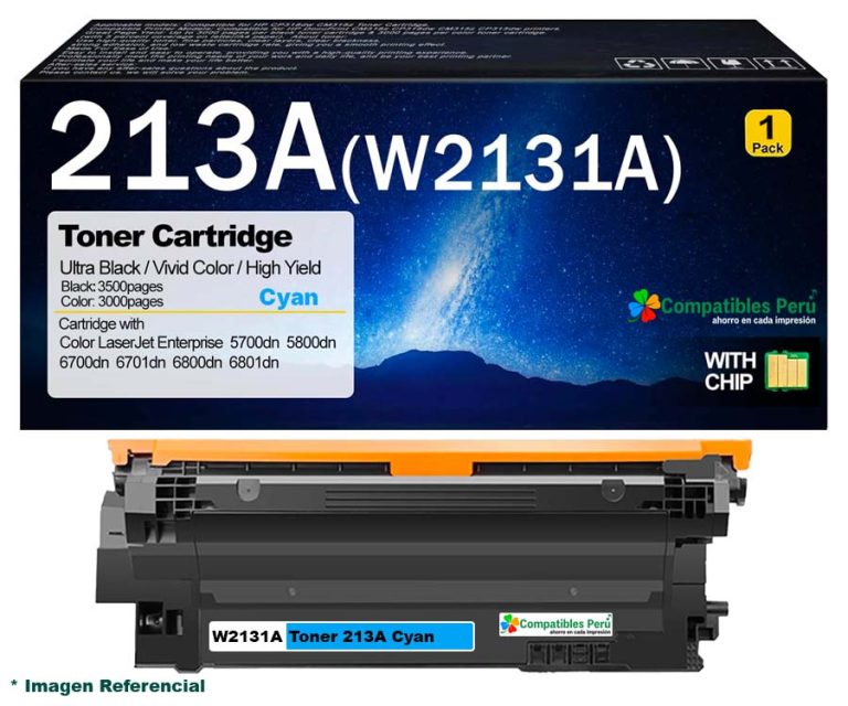 Toner Compatible HP 213A Cyan W2131A