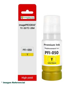 Tinta Compatible Canon PFI-050Y Yellow