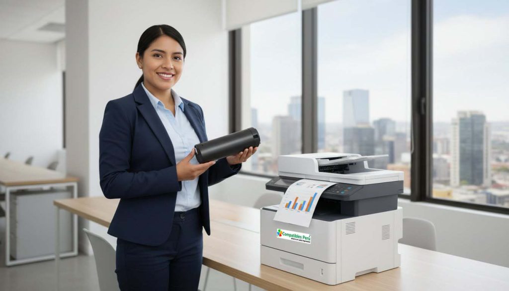 Ahorre en impresión de oficina con tóner compatible premium
