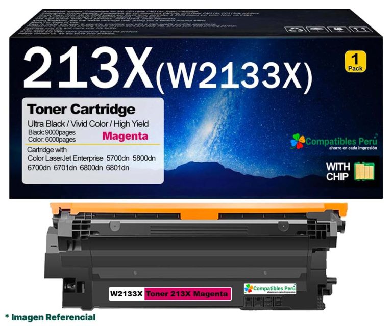 Toner Compatible HP 213X Magenta W2133X