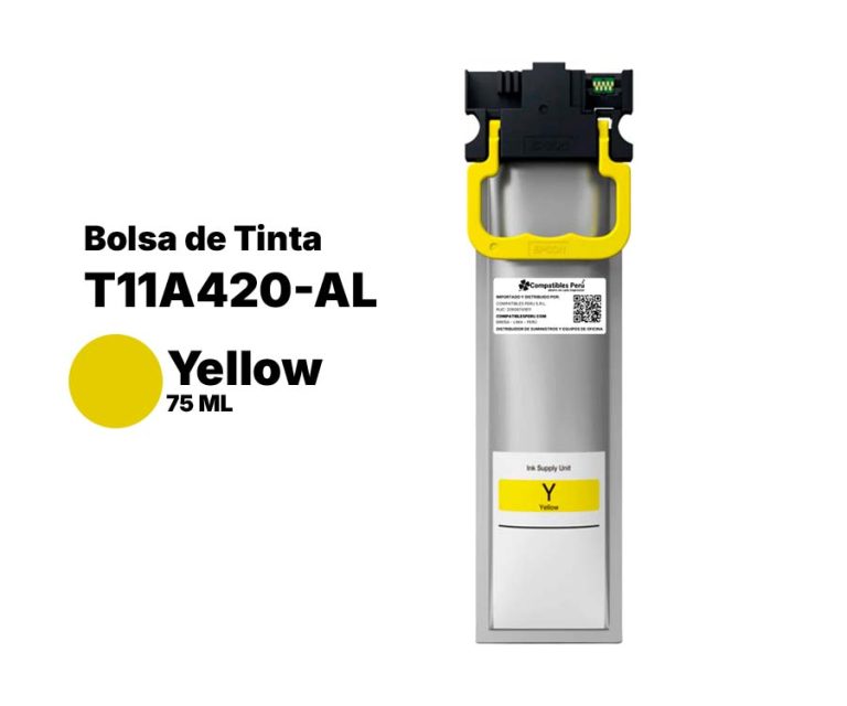 Tinta Compatible Epson T11A420-AL Yellow
